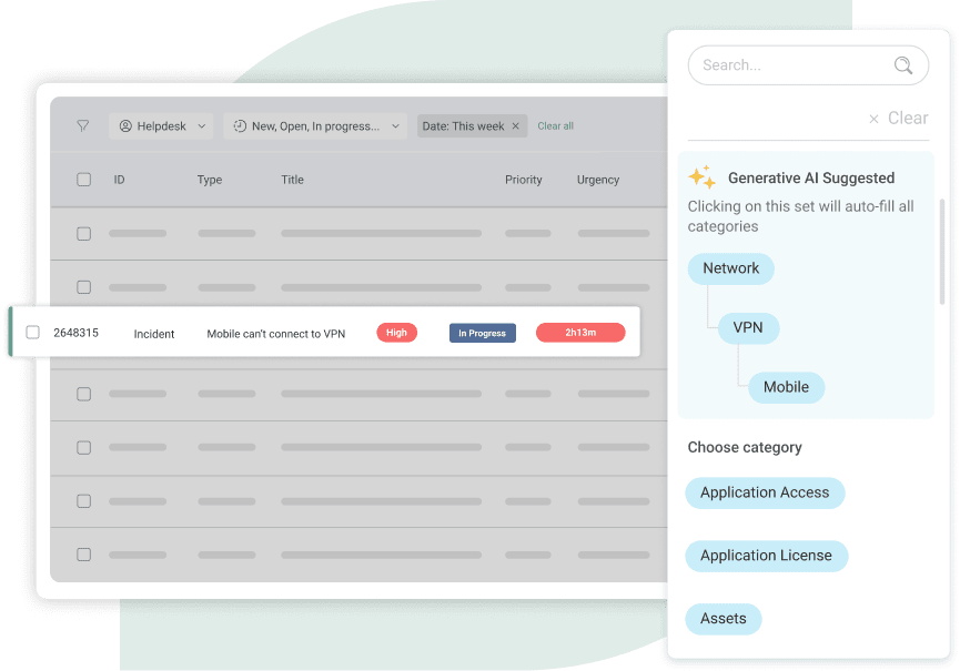 AI Intelligent Categorization