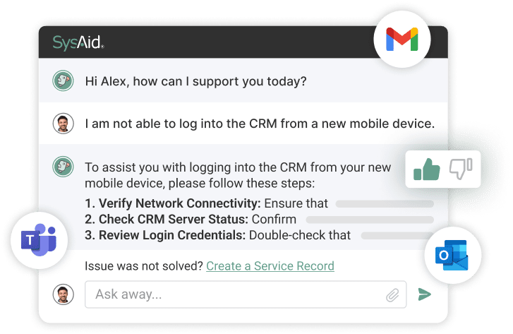 Sysaid Copilot For End Users